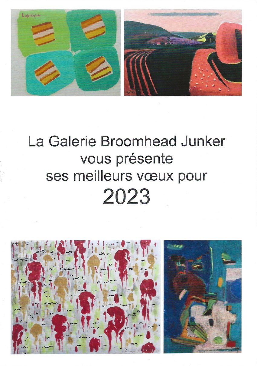 Voeux 2023 Galerie Broomhead Junker Deauville