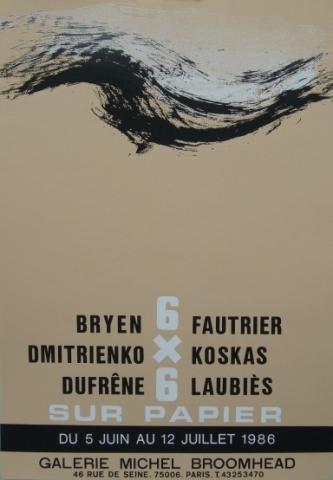 6 x 6 sur papier, 1986