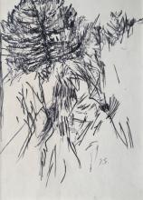 Jacques Germain - Paysage abstrait - 1950